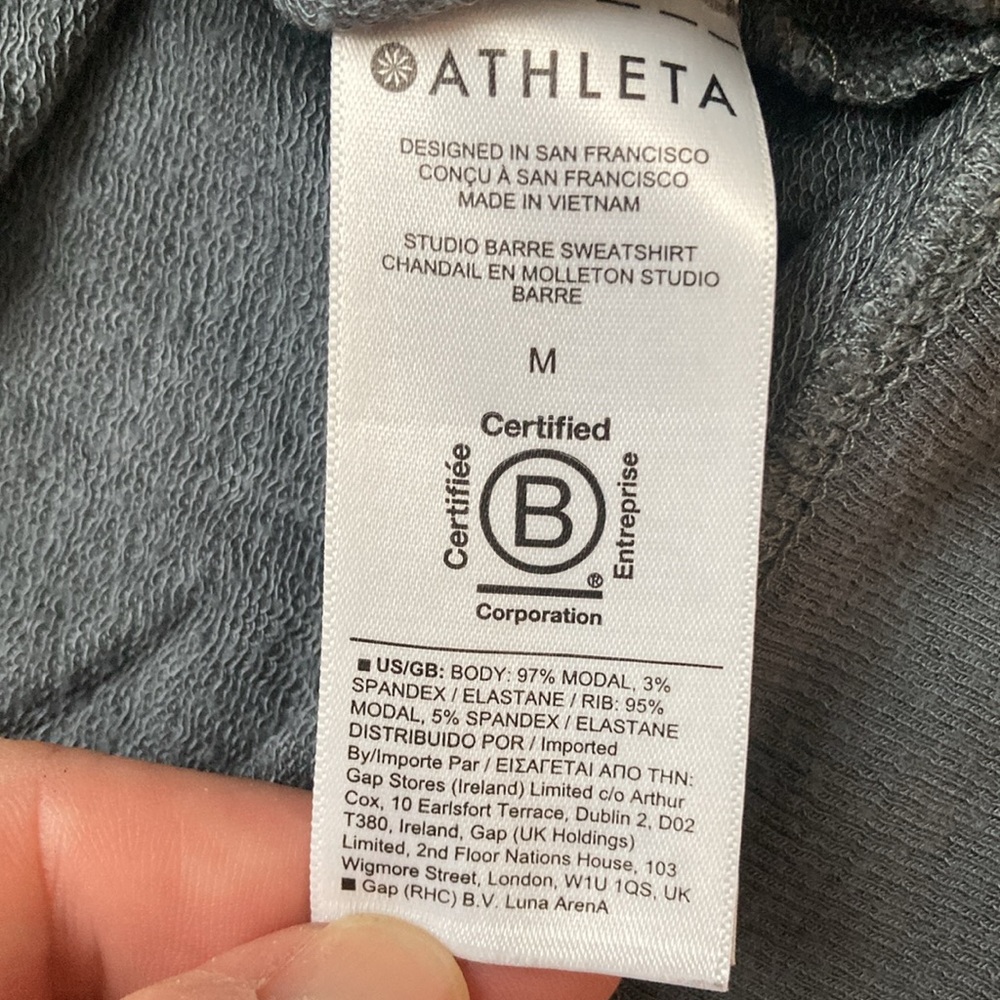 Athleta Studio Barre Sweatshirt - Picture 8 of 11